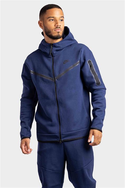 nike tech donker blauw